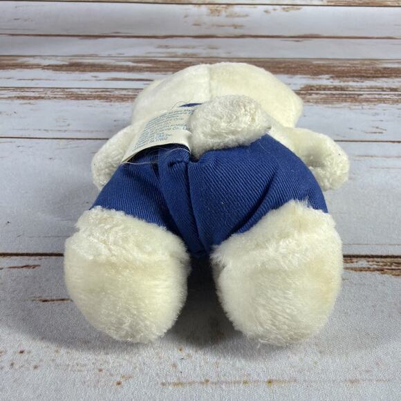 Vintage 1983 Hello Kitty 6" Plush Blue Overalls Child Guidance Sanrio - Rare! - Picture 5 of 7